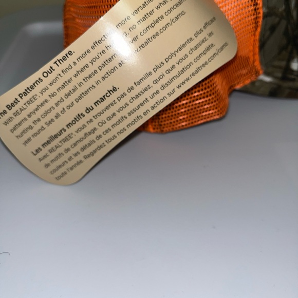 BLUELINE Rental Camouflage & Orange Trucker Snapback Hat - Picture 8 of 11